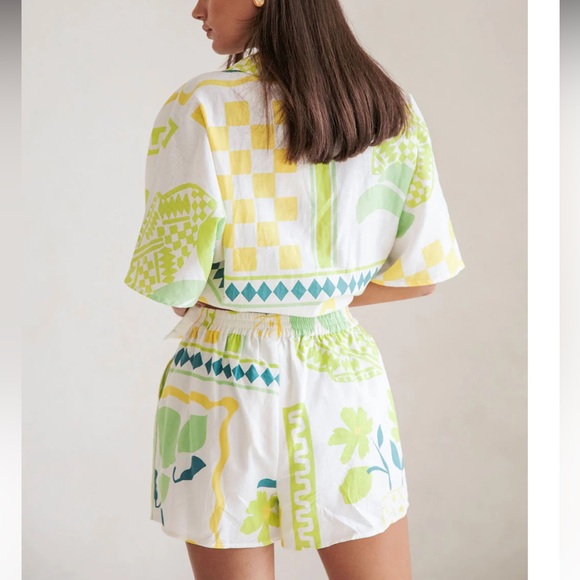 Sabo Skirt Seona Set - Prego Verde Print - Picture 5 of 10